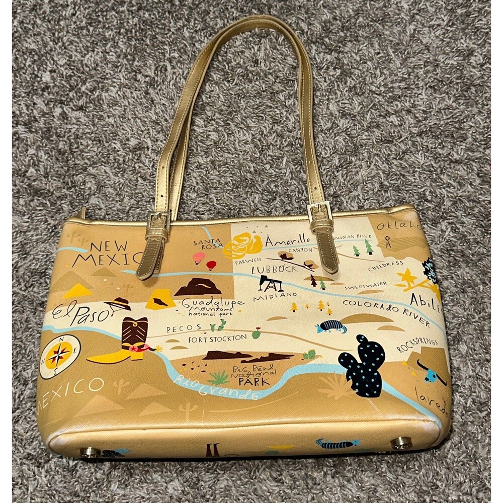 Spartina 449 Lone Star State Texas Tote/Purse Pre Owned